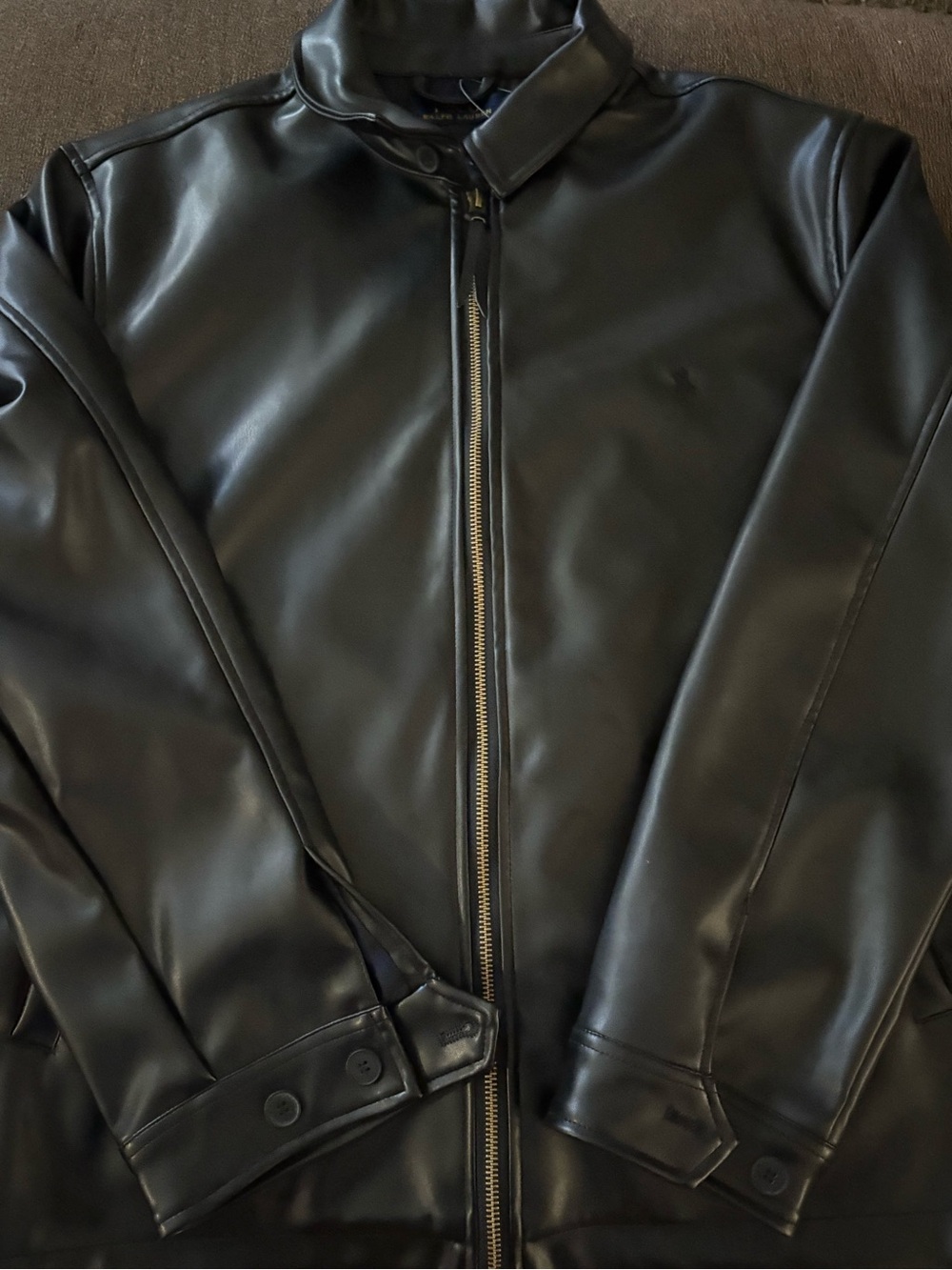 Polo Ralph Lauren Signature Field Leather Jacket Classic